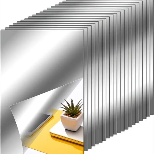 8pcs Non-Glass Flexible Mirror Tiles