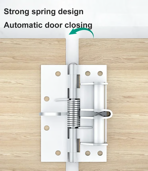 4pcs Automatic closing 4 Inch Spring Hinge