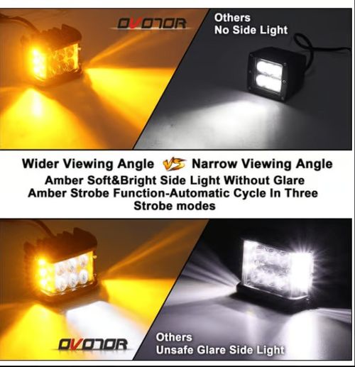 Car Dual Sides LED Dual Color Light