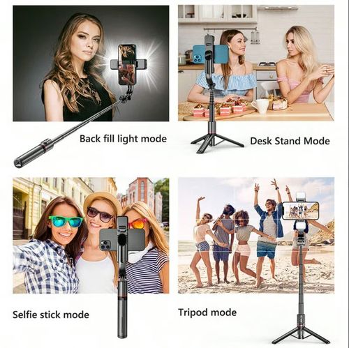 Multifunctional mobile phone selfie stick