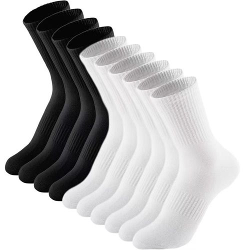 20 Pairs Spring and autumn white mid-length socks