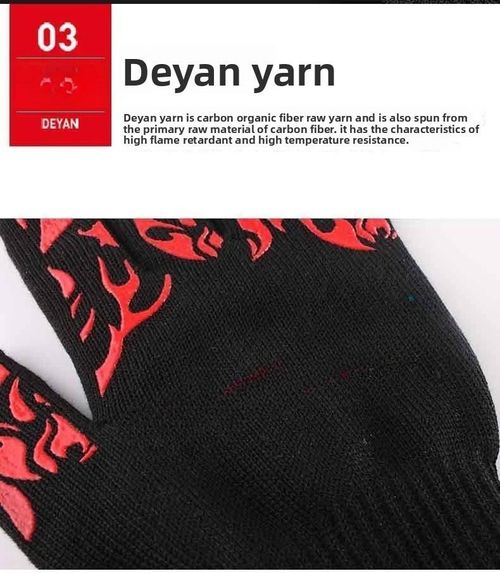 Silicone Gloves Resistant to High Temperatures