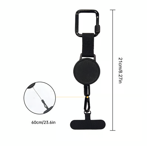 2Pcs Outdoor Anti-Theft Retractable Phone Lanyard