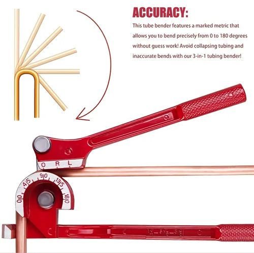 3-in-1 Tubing Bender 0-180 Degree