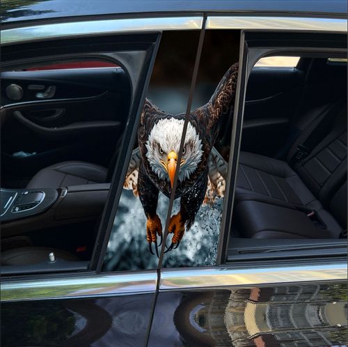 Eagle and Joker Car Stickers