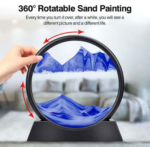 3D Hourglass Deep Sea Sandscape