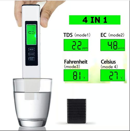 2025 All-New 4 in 1 Tds Meter Digital Water Tester