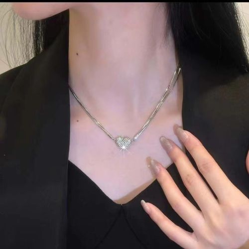 Magnetic Love Patchwork Necklace