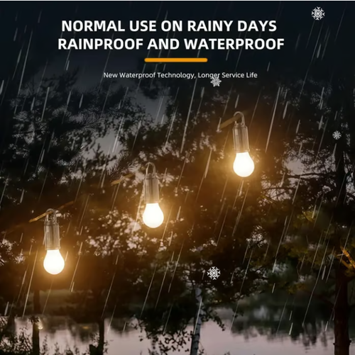 🔥Solar Tent Lights USB Rechargeable Led Camping Lantern