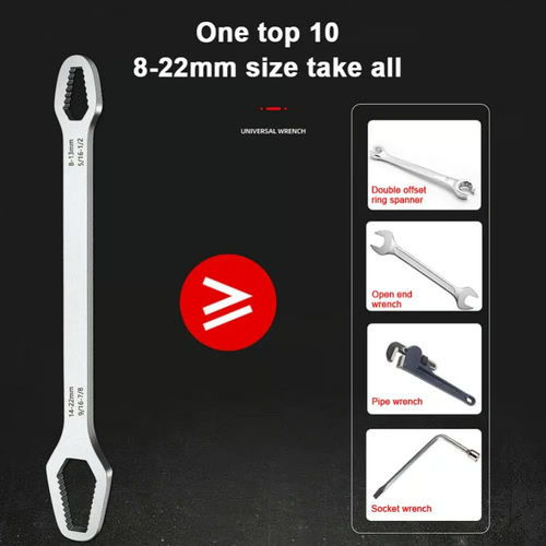 2pcs 8-22mm Universal Wrench Receive