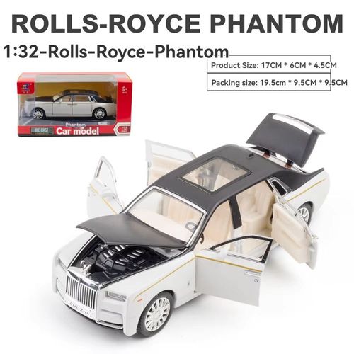 Simulated Rolls-Royce Phantom alloy model