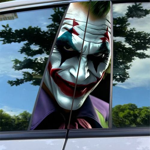 Eagle and Joker Car Stickers