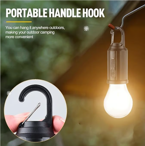 🔥Solar Tent Lights USB Rechargeable Led Camping Lantern