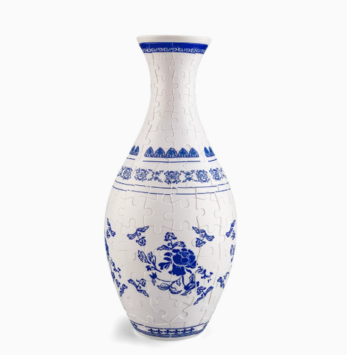 Elegant 3D puzzle vase - Suitable for real flowers