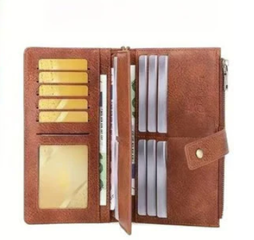 Women's RFID Blocking Leather Wallet