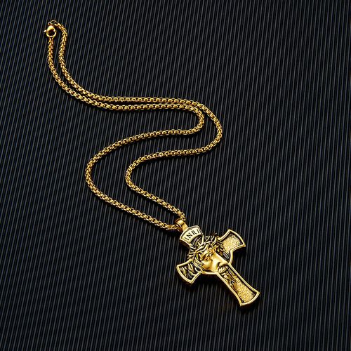 Jesus Christ Crucifix pendant necklace