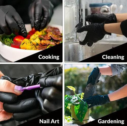 Heavy Duty Nitrile Gloves,6mil-50 Count