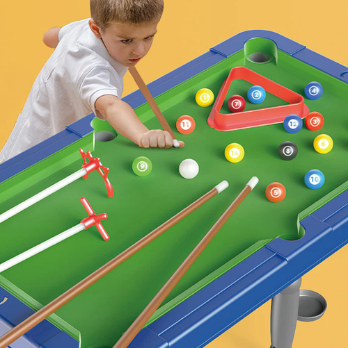 Compact 6-in-1 Portable Game Table Set