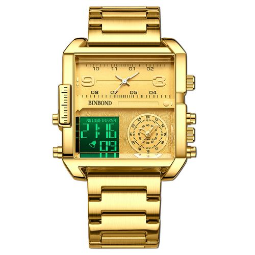 Multifunctional Quartz Watch With Oversized Dial