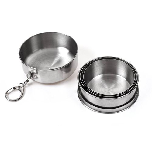 Portable Outdoor Travel Folding Collapsible Cup 250ml 4Pcs a Set