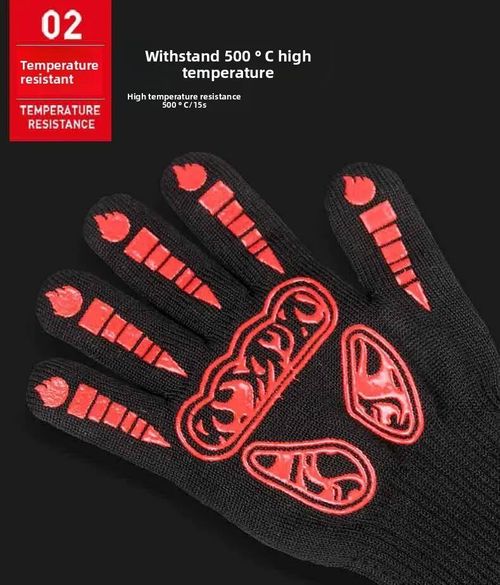 Silicone Gloves Resistant to High Temperatures