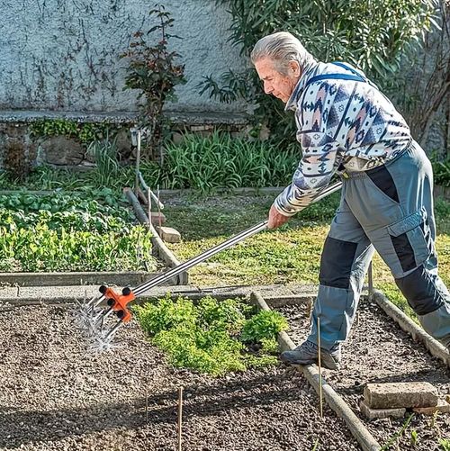 Stainless Steel Garden Tiller