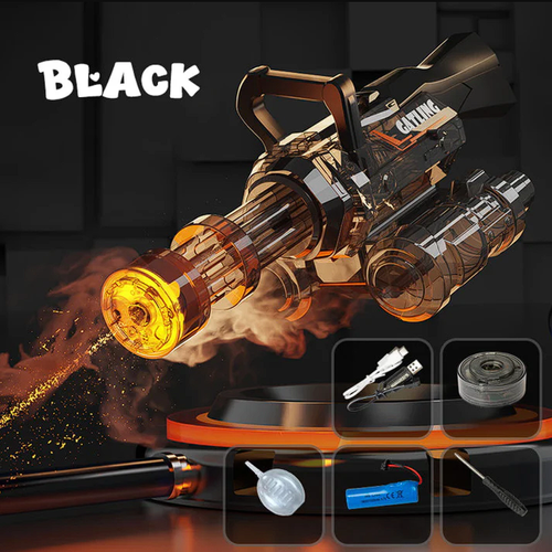 Gatling Electric Water Blaster with Lighting & Smoke Effect