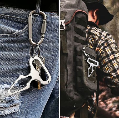 🔥Outdoor Multifunctional Keychain 5pcs