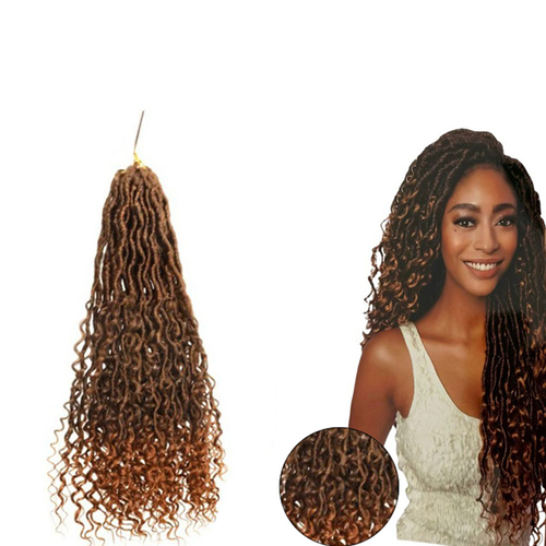 Crochet Hair with Hooked Faux Goddess Locs