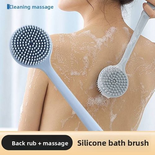 Multi-Purpose Long Handle Silicone Bath Brush