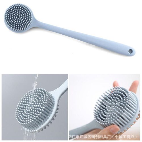 Multi-Purpose Long Handle Silicone Bath Brush