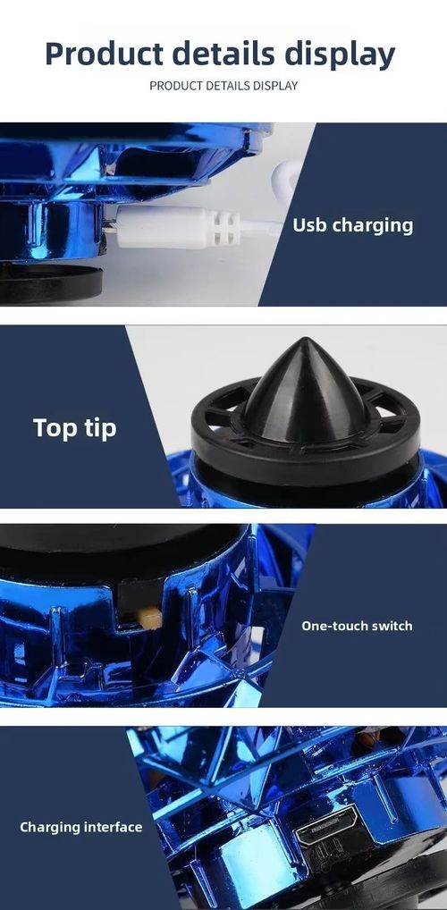 360° Hover Spinner LED Glow Flying Orb Boomerang Interactive