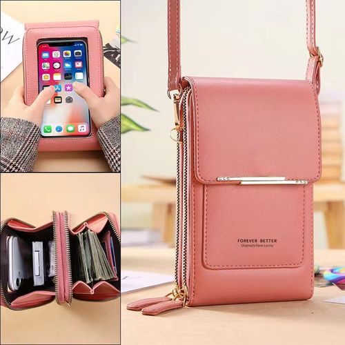Waterproof Phone Bag for Women Cash Card Holder Crossbody Shoulder