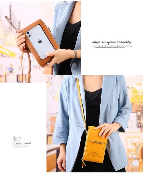 Waterproof Phone Bag for Women Cash Card Holder Crossbody Shoulder