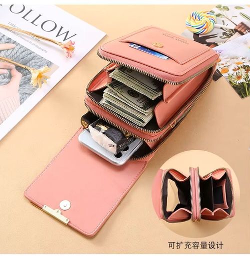 Waterproof Phone Bag for Women Cash Card Holder Crossbody Shoulder