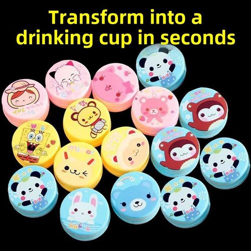 Portable Reusable Plastic Folding Cup Water Drinking Cup For Travel Outdoor（Buy one get two)