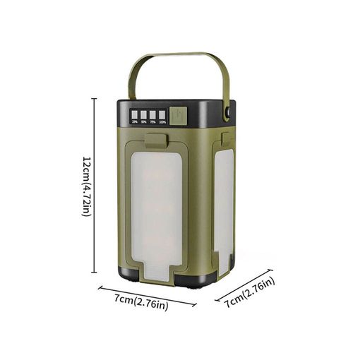 TAIKOO Solar Camping Light for Outdoor Hiking and Emergency Camping Light with Power Bank Function and Hook