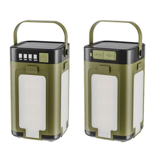 TAIKOO Solar Camping Light for Outdoor Hiking and Emergency Camping Light with Power Bank Function and Hook