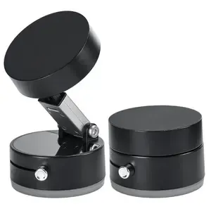 Car Magnetic Phone Holder Hands Free Double Sided Magnetic Vacuum Suction Phone Mount Holder for All Phones