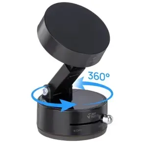 Car Magnetic Phone Holder Hands Free Double Sided Magnetic Vacuum Suction Phone Mount Holder for All Phones