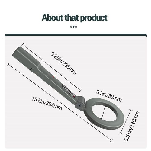 Handheld Adjustable Portable Metal Detector