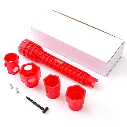 8 in 1 Multi-functional Bathroom Water Pipe Spanner Tools Faucet and Sink Installer Wrench
