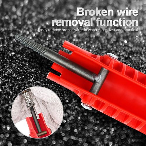 8 in 1 Multi-functional Bathroom Water Pipe Spanner Tools Faucet and Sink Installer Wrench