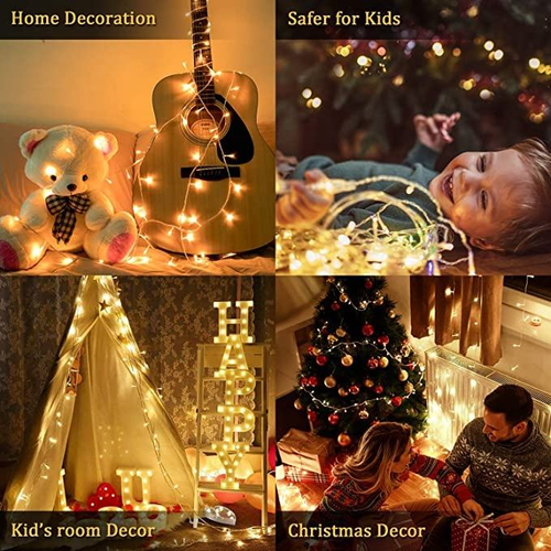 Limited Time Offer LED Christmas Tree Light String USB + Remote Control Green Wire Copper Wire Star Light String Christmas Rattan Garland Star Light