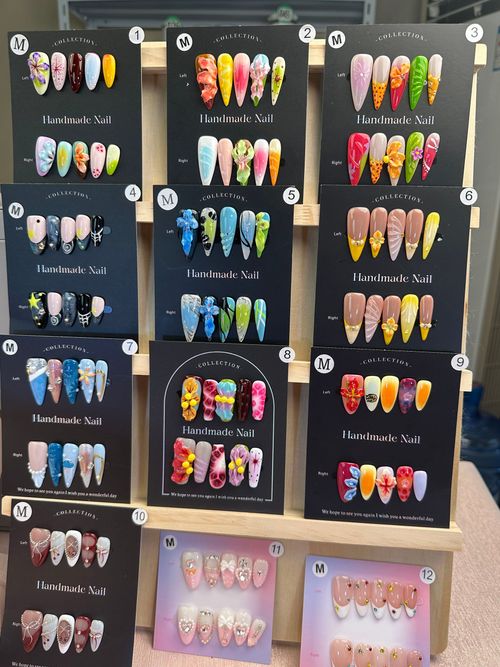 Live room nails order here, please select the desired digital code