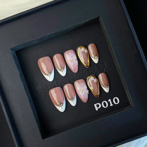 Metallic cat-eye high-end nail art（zjm010）