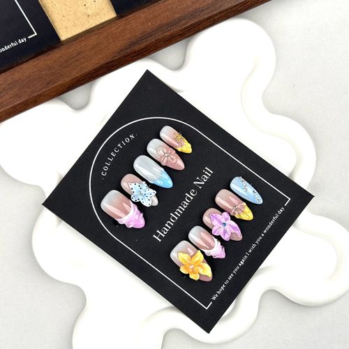 Hand-carved petal nail art（zjm014）