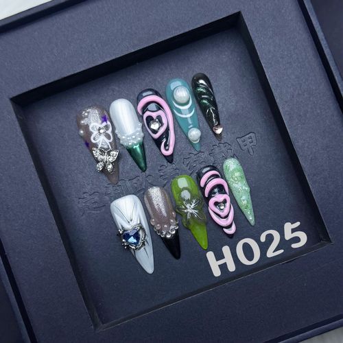 Hand-painted manicure (zjl014)