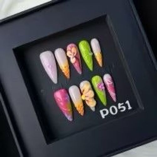 Butterfly Fruit Frost Color Nail Art (zjl017)