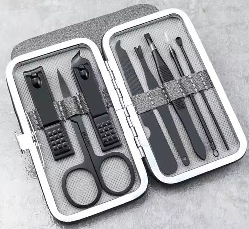 Professional nail care set stainless steel nail clipper set, gift for girls' wedding and birthday.